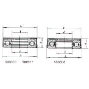 Подшипник (45х73х17) редуктора TSS DMD1000/Bearing