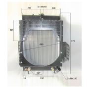 Радиатор охлаждения Ricardo K4100ZDS; TDK 42 4LT/Radiator