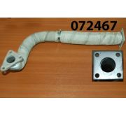 Труба выхлопная с сильфоном  ЭЛАД14/19(от двигателя к глушителю)(Exhaust hose assy for KDE14-11200)