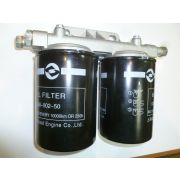 Фильтр топливный с кронштейном SDEC SC25G690D2 TDS 459 12VTE( двойной)/Fine fuel filters Assy (2*D63