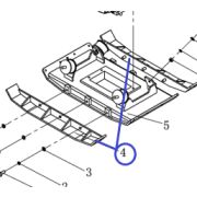 Пластины расширительные TSS-WP320/Extension plate, №4 (CNP330A004)
