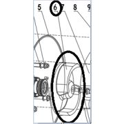 Крыльчатка помпы TSS-PDST100E/Impeller assembly TSS-PDST100E, №6 (70010-03253-00)