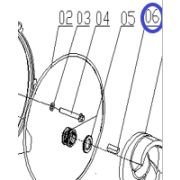 Шпонка механического уплотнителя TSS-PDST80E/Flat key TSS-PDST80E, №6 (33400-00001-00)
