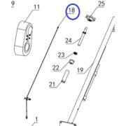 Трос регулировочный TSS DMD/DMR1000H,L/Adjusting cable TSS DMD/DMR1000, №18 (PT3618)