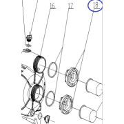 Гайка крепления патрубка TSS-PDST80E/Wrench cap TSS-PDST80E, №18 (33001-00077-00)