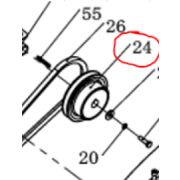 Муфта центробежная (19.05х128х61/1А) TSS-WP100TH(L)/Clutch assembly TSS-WP100TH(L), №24 (CNP15024)
