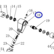 Корпус насоса масляного TSS-WP330YH/Oil pump, №18 (CNP330AY018)