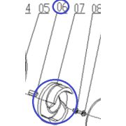 Крыльчатка помпы TSS-PDST80E/Impeller assembly TSS-PDST80E, №07 (70010-04285-00)