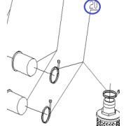 Хомут патрубка TSS-PDST80E/hoop TSS-PDST80E, №20 (34024-00044-00)