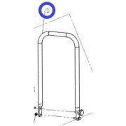 Ручка управления TSS-WP70L/Upper half of Handle (Optional) TSS-WP70L, №2 (CNP10002)