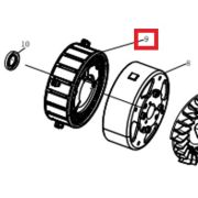 Статор альтернатора инверторный 230V SGG 4200Ei,KM172F/ Inverter motor stator 230V (02.09.30120-420003-00)