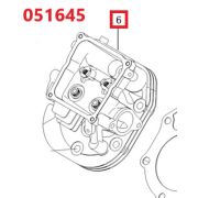 Головка блока цилиндров SGG 16000(..)-18000(..),LC2V90FD (Левая) Lc / Cylinder head (Left) (120080690-0001)