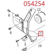 Дефлектор SGG 16000(.L.)-18000(.L.),LC2V90FD (нижний левый) Lc / Air deflector lower left (160190090-0001)