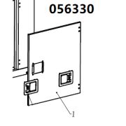 Дверь боковая  TSS DUAL DWG-500 /  Position 1 - Side door (33014-02538-00)