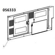 Панель защитного кожуха боковая правая TSS DUAL DWG-500 / Position 6 - Right-side plate (33014-02539-00)